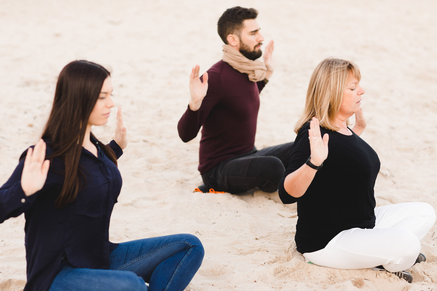 séance de sophrologie en groupe